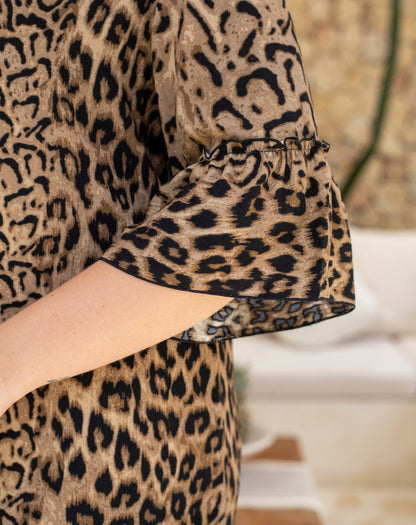 Shift Dress - Leopard