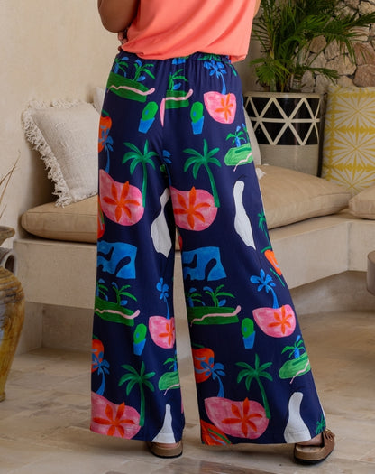 Luna Pant - Navy