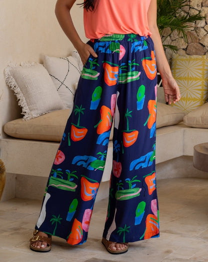 Luna Pant - Navy