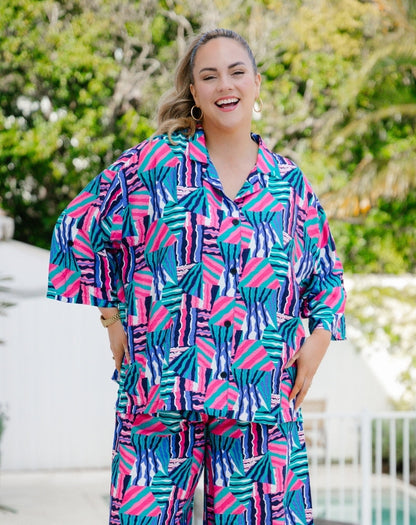 Luna Shirt - Kaleido Print