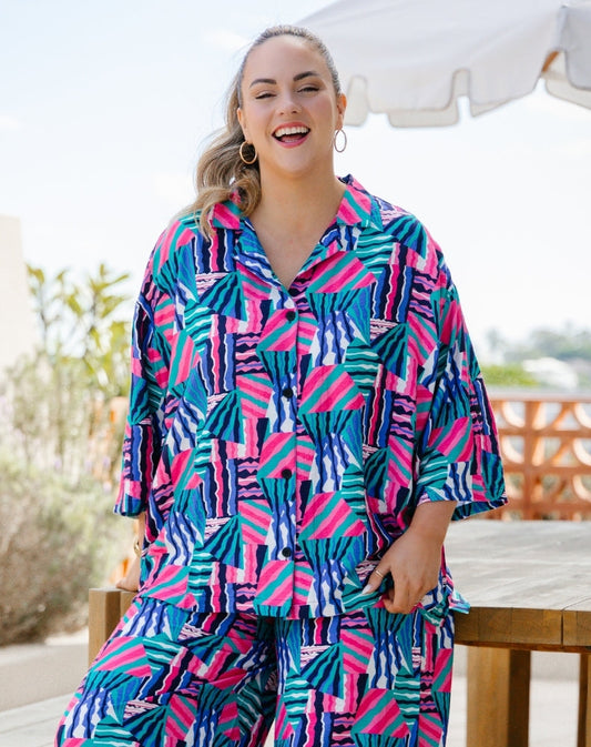 Luna Shirt - Kaleido Print