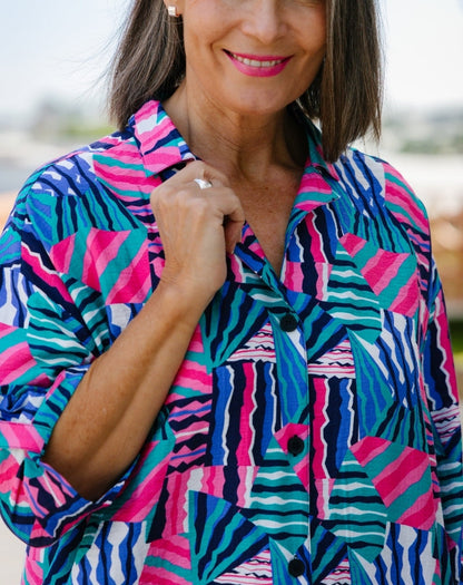 Luna Shirt - Kaleido Print