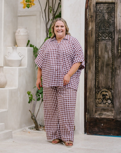 Shirt-Chocolate-Gingham