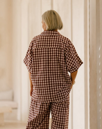 Shirt-Chocolate-Gingham