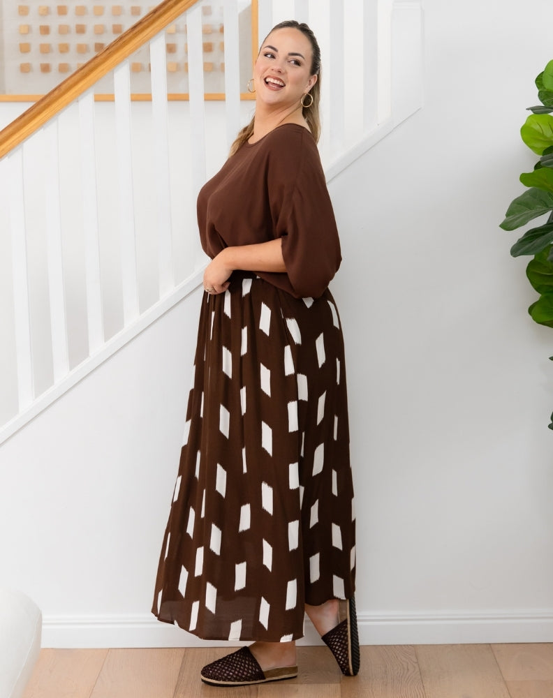 Matilda Skirt - Chocolate Dream