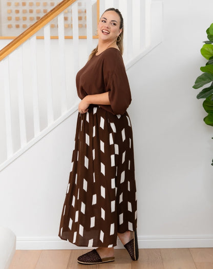 Matilda Skirt - Chocolate Dream