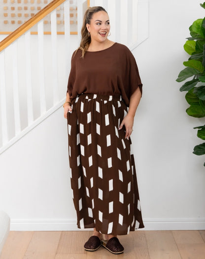 Matilda Skirt - Chocolate Dream
