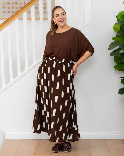 Matilda Skirt - Chocolate Dream