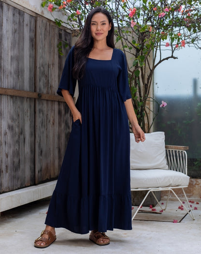 Kalani Dress - Navy