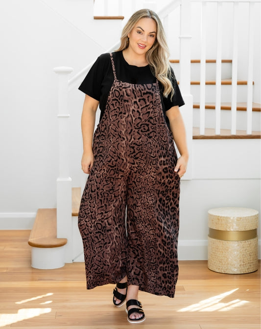 Rayon Overall - Leopard