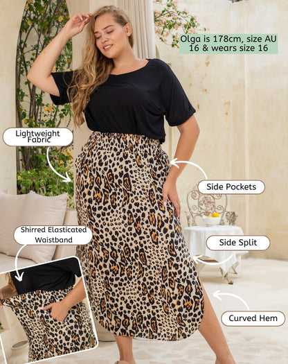 Resort Skirt - Cheetah