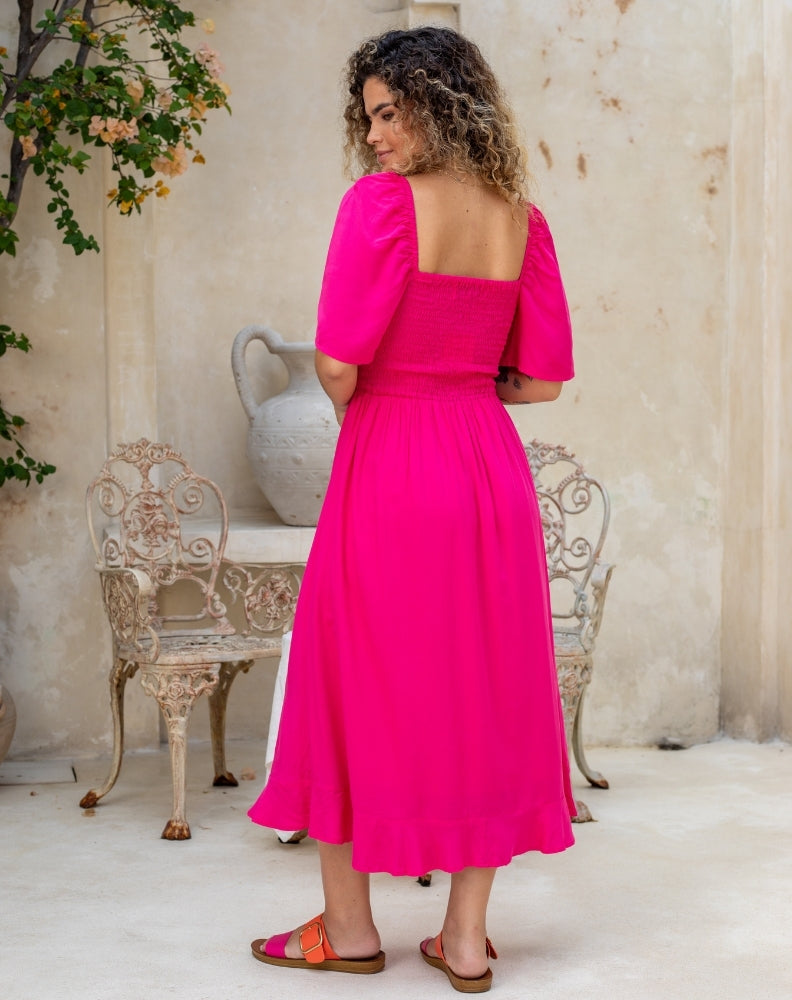 Shae Dress - Fuchsia