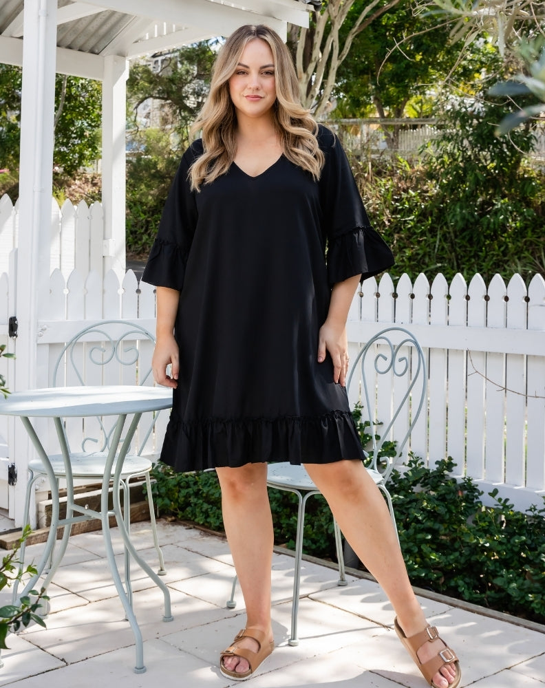 Shift Dress -Black