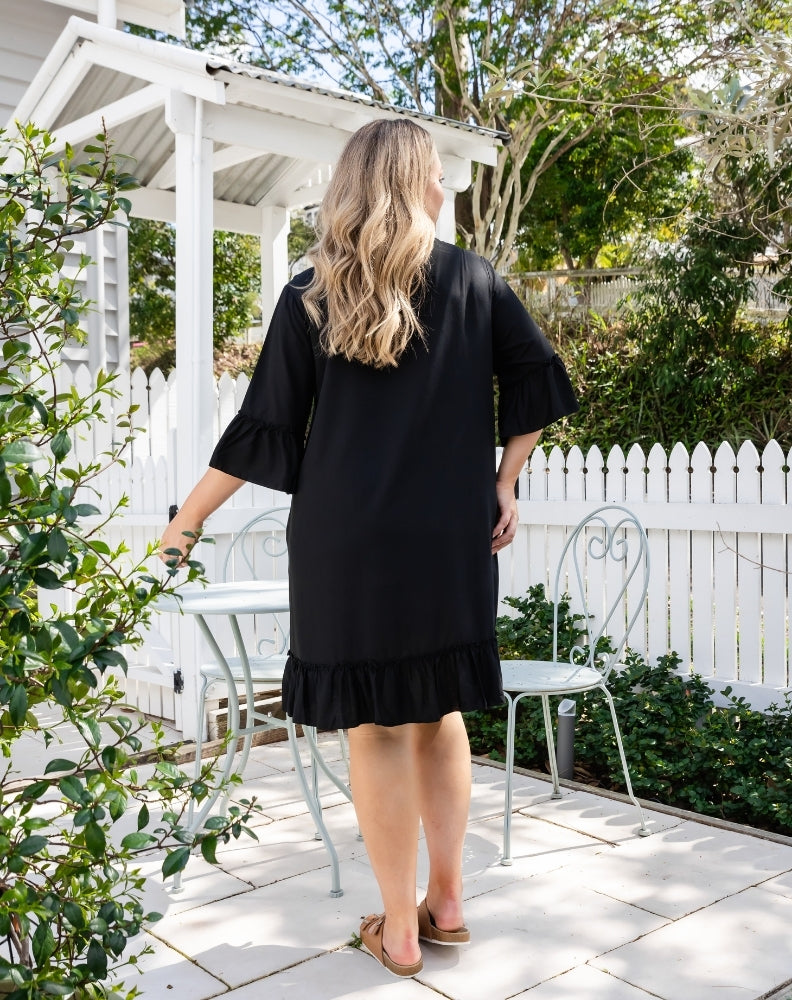 Shift Dress -Black