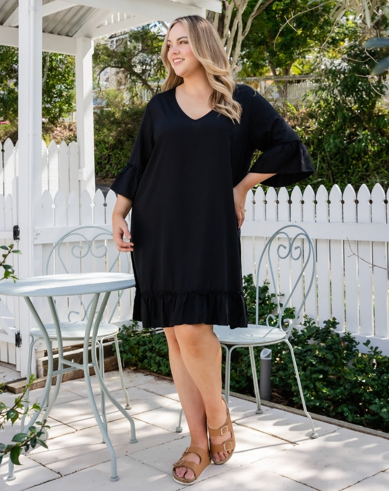 Shift Dress -Black