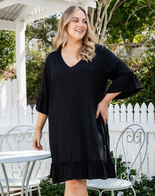 Shift Dress -Black