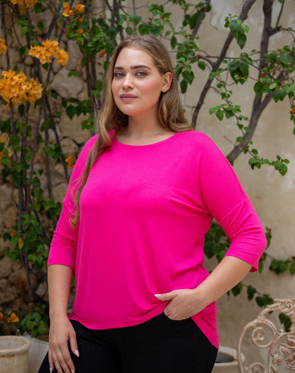 Spring Tee - Hot Pink