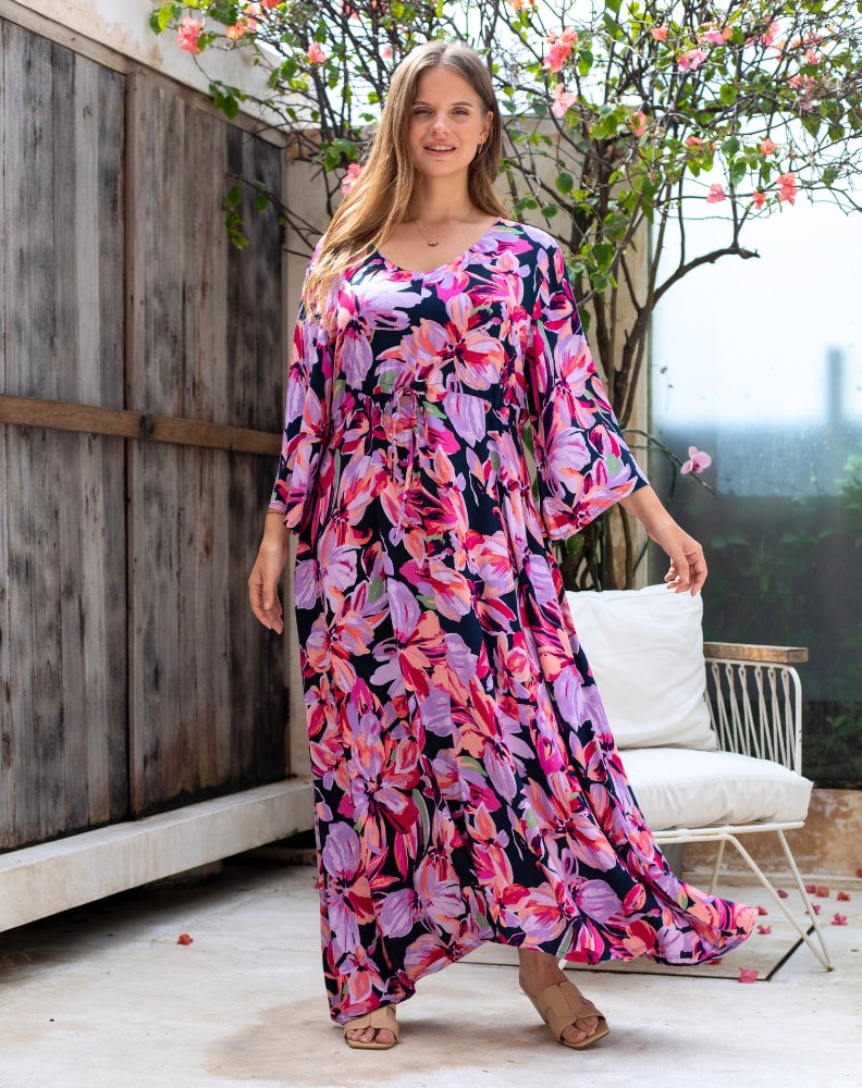 Zoe Dress - Lilac Floral