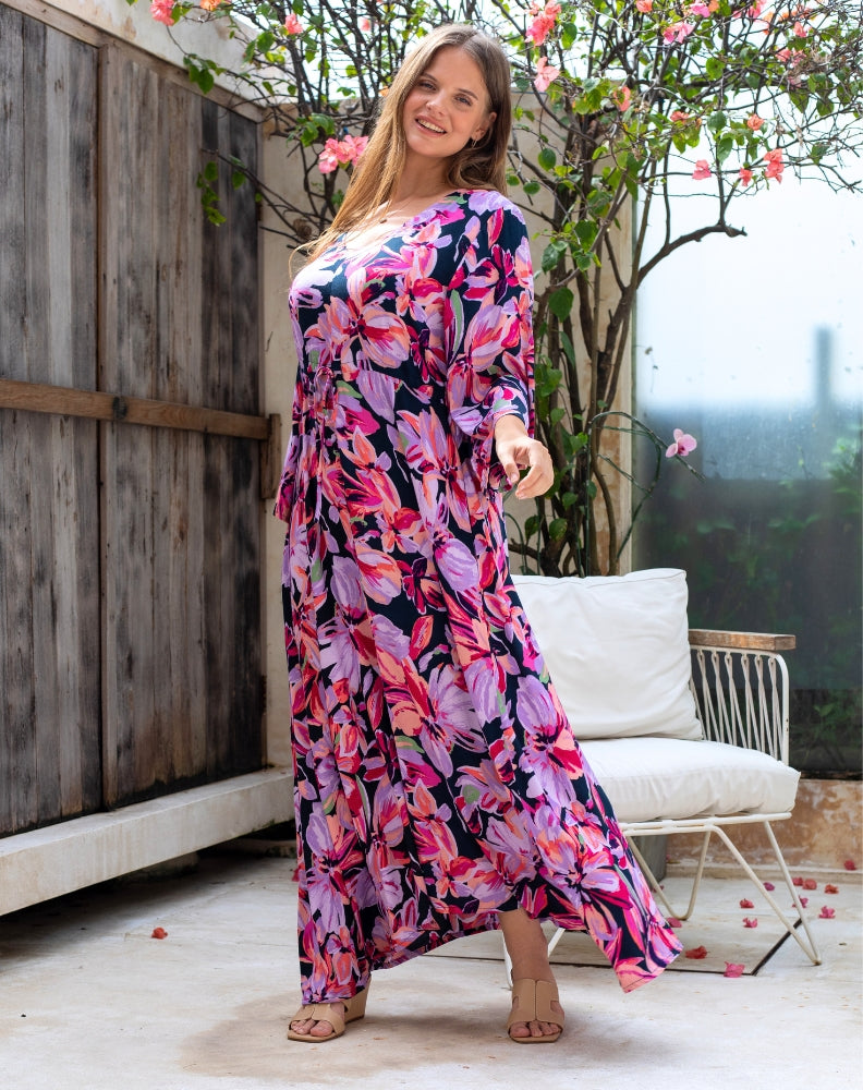 Zoe Dress - Lilac Floral