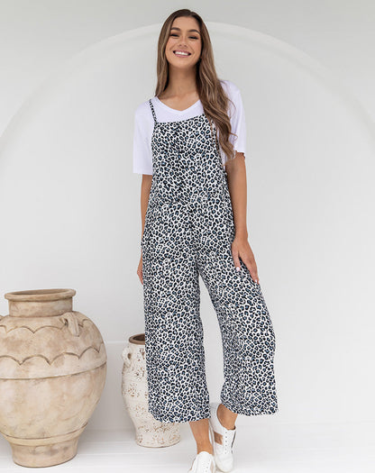 Rayon Overall - White/Grey