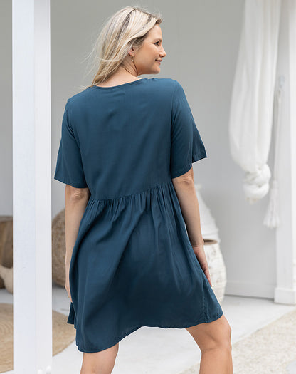 BabyDoll Dress -Teal