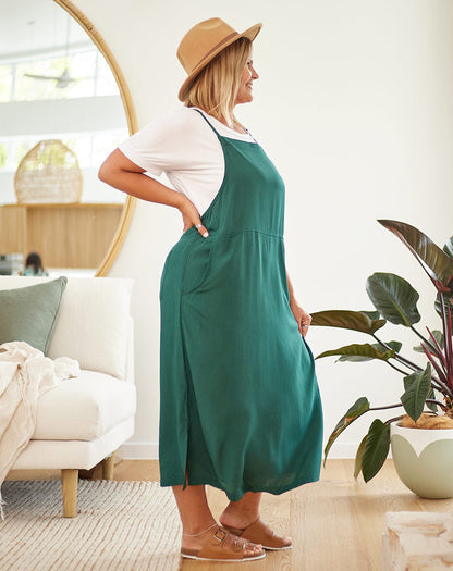Apron Dress - Forest