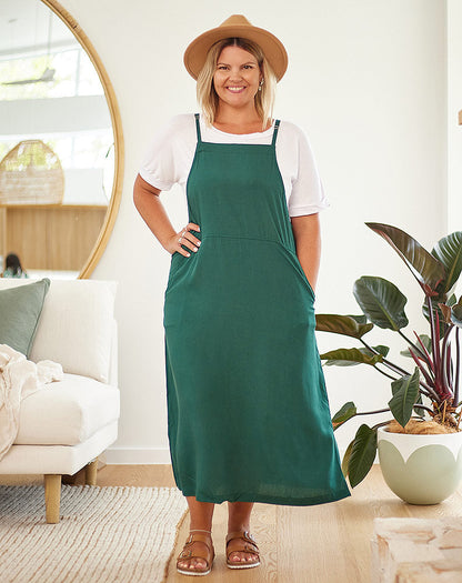 Apron Dress - Forest