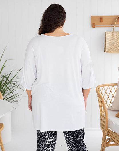 Knot Tee -White