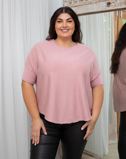 Batwing Knit - Blush