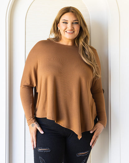 Asymmetrical Top - Tan