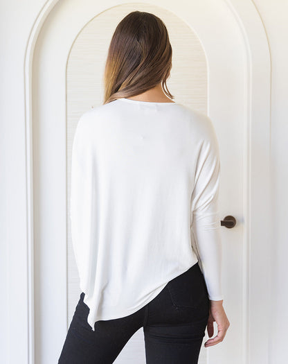 Asymmetrical Top - White