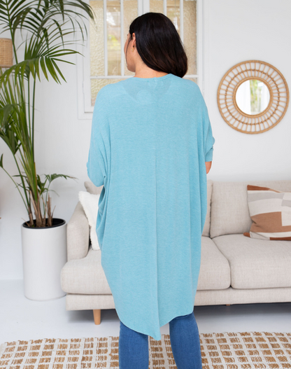 Festival Shrug - Ocean Blue