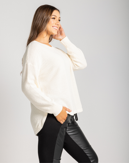 Candy Knit - White