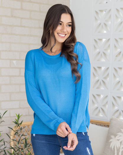 Bec Knit - Blue