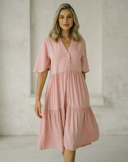 Fresia Dress - Blush
