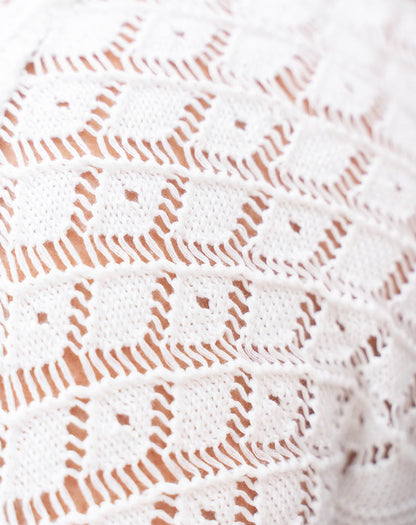 Lacey Knit - White